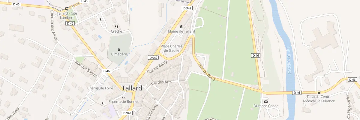 Plan du 32 Rue du Barry à Tallard