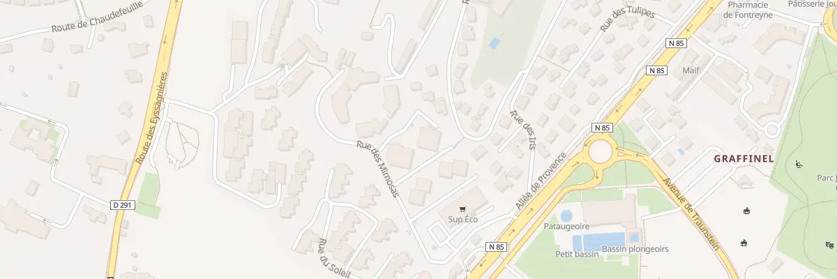 Plan du 14 Rue des Mimosas à Gap
