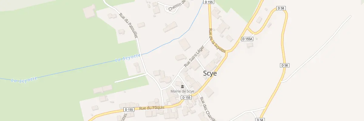 Plan du 1 Rue Saint Leger à Scye
