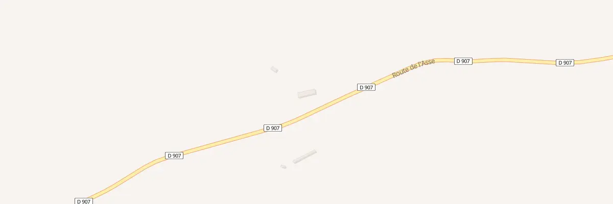 Plan du 3774 Rte de l’Asse à Saint-Julien-d’Asse
