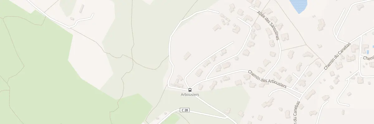 Plan du 5 Imp des Arbousiers à Carqueiranne
