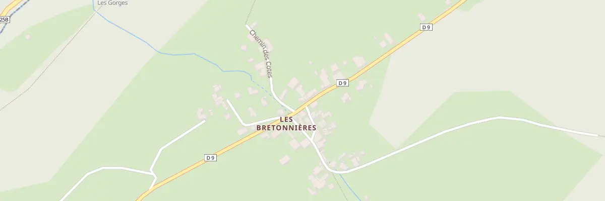 Plan du 423 Rte des Bretonnieres à Saint-Maximin