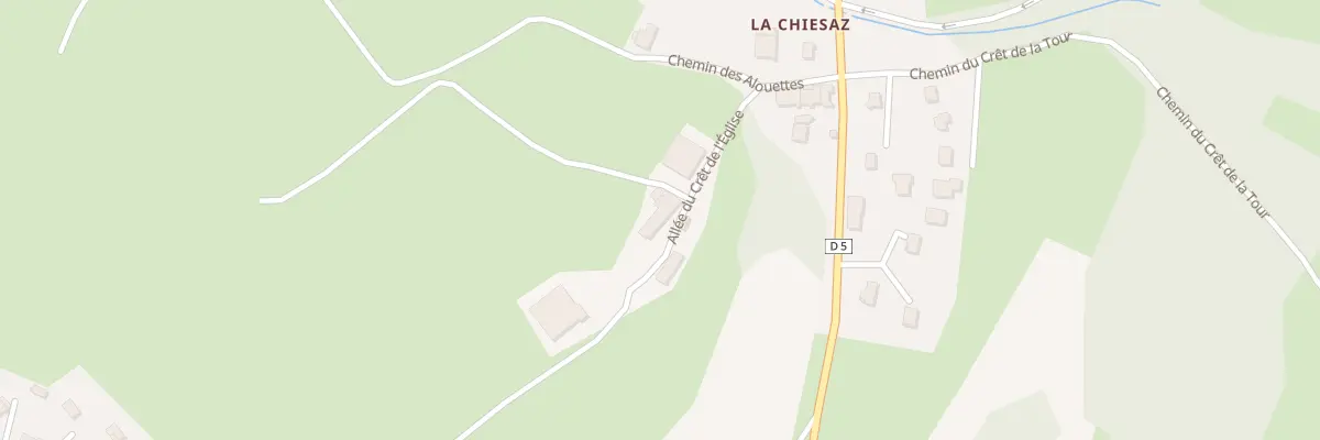 Plan du 100 All du Crêt de l’Église à Viuz-la-Chiésaz