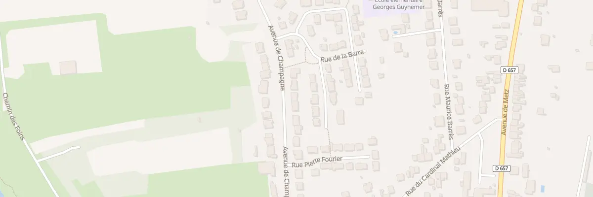 Plan du 336 Av de Champagne à Pont-à-Mousson