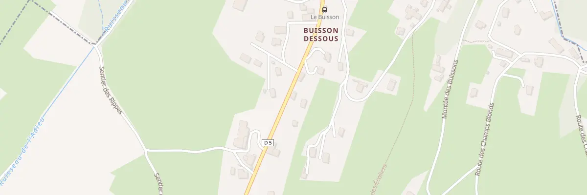 Plan du 1453 Rte des Bauges à Gruffy