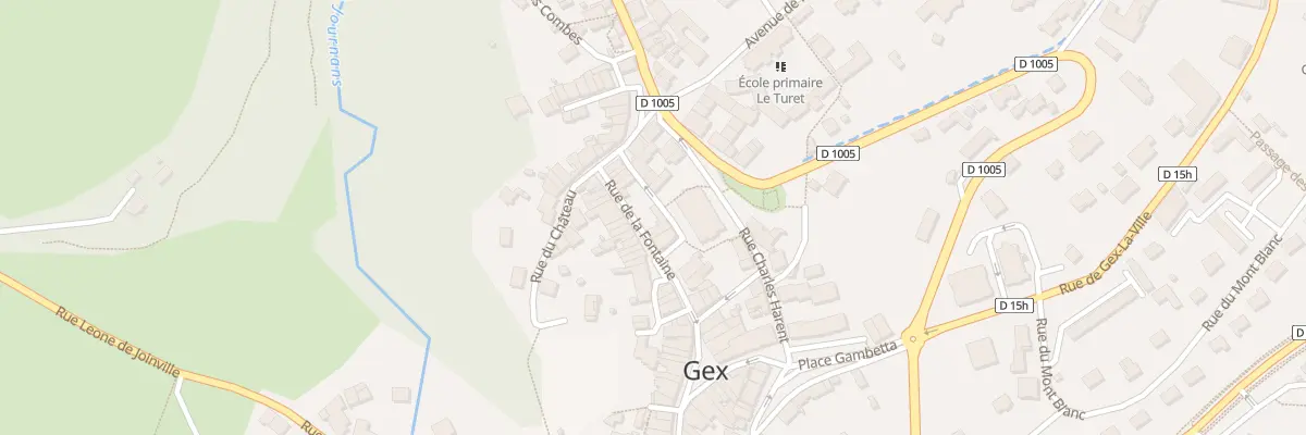 Plan du 37 Rle de l’Eglise à Gex