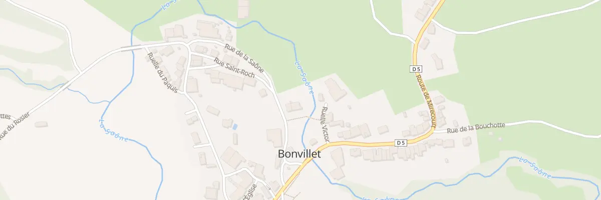 Plan du 124 Rue de la Saône à Bonvillet
