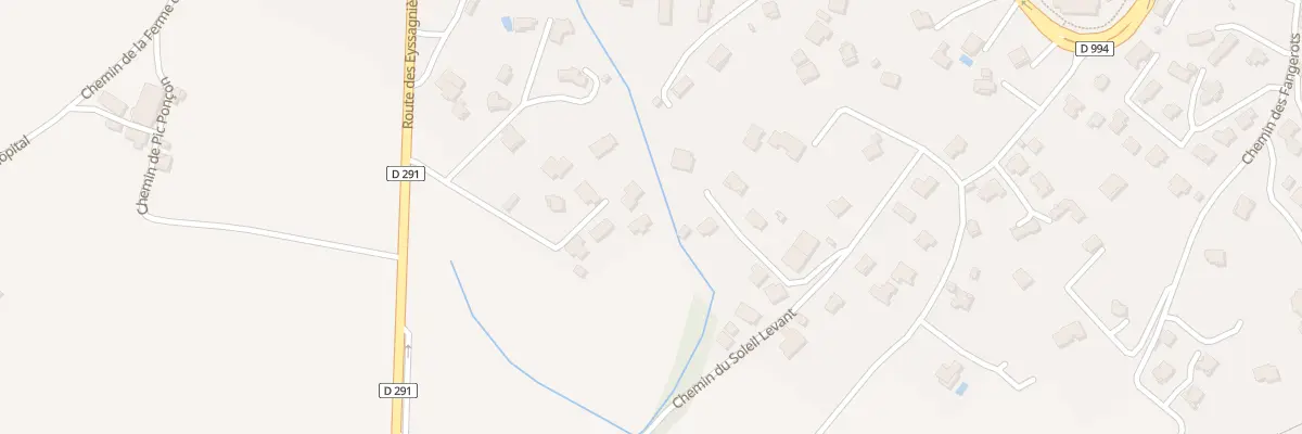 Plan du 9000G Rte des Eyssagnières à Gap