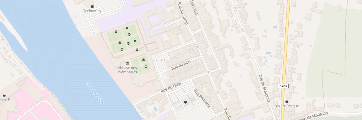 Plan du 17B Rue du Xon à Pont-à-Mousson