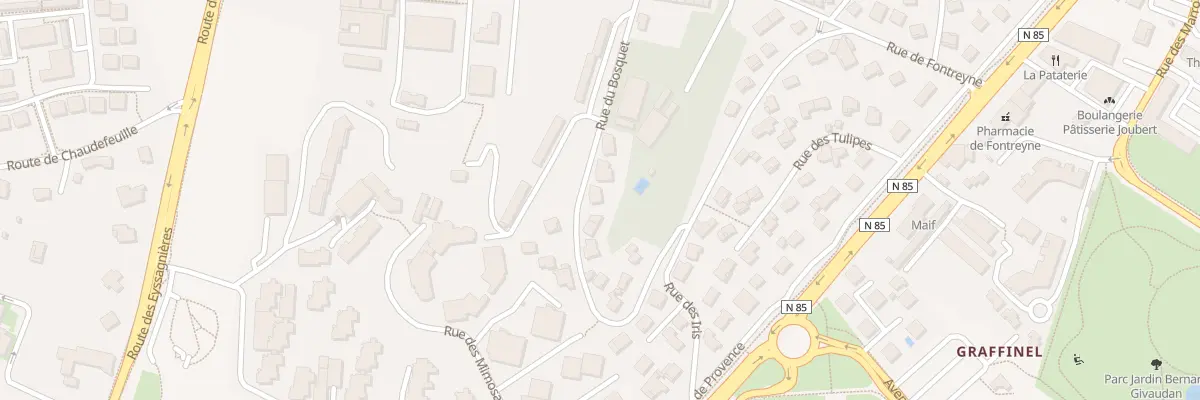 Plan du 24 Rue du Bosquet à Gap