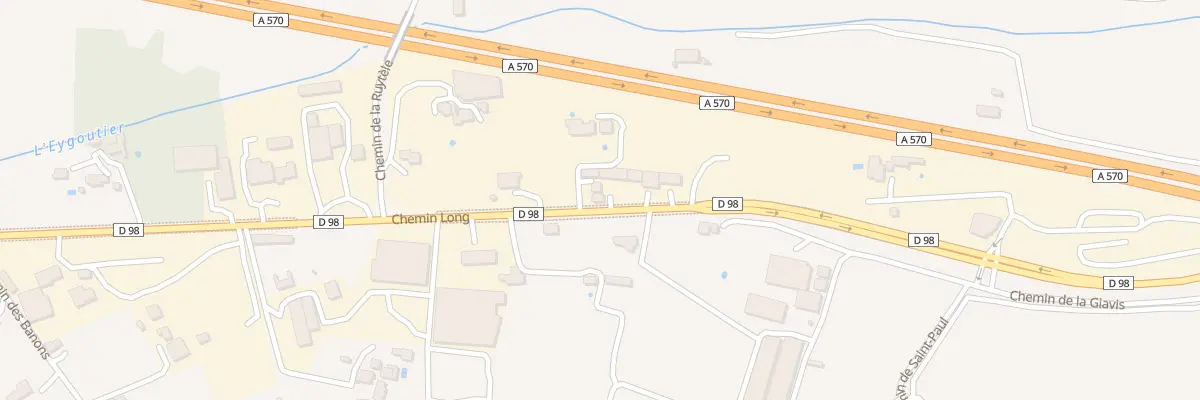 Plan du 2472 Che Long à La Crau
