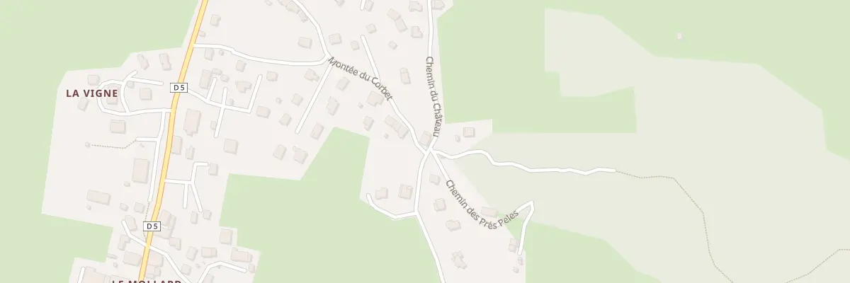 Plan du 371 Mte du Corbet à Gruffy