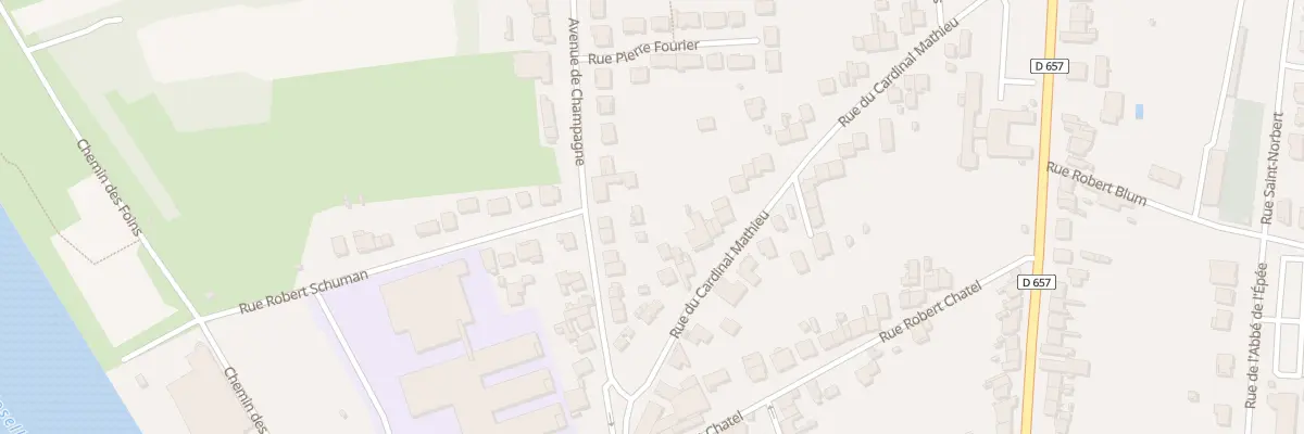 Plan du 1B Rue du Cardinal Mathieu à Pont-à-Mousson