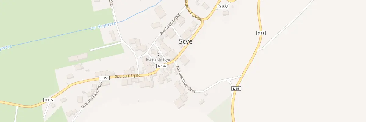 Plan du 1 Rue des Charrieres à Scye