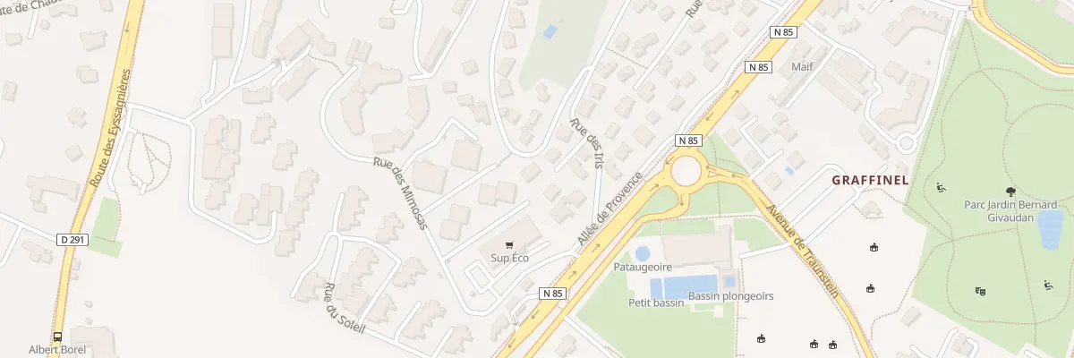 Plan du 13B Rue du Bosquet à Gap