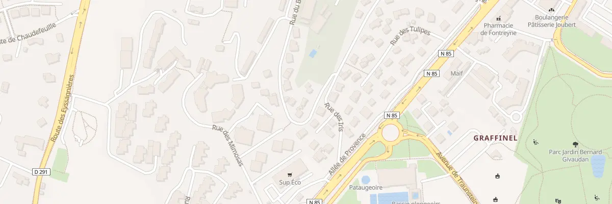 Plan du 14 Rue du Bosquet à Gap