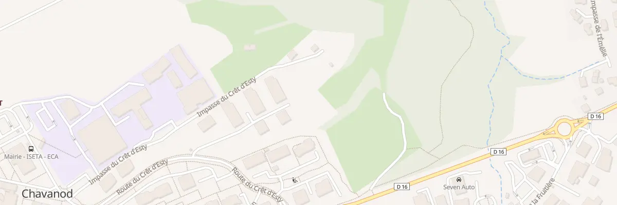 Plan de Cret d’Esty à Chavanod