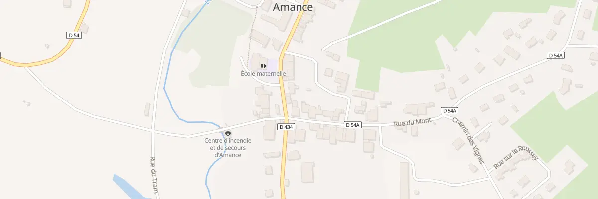 Plan du 4 Gr Grande Rue à Amance