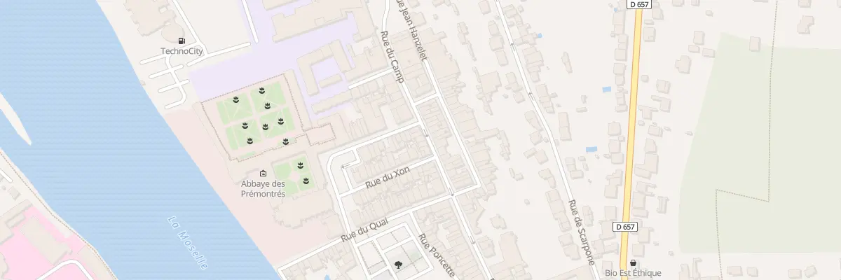 Plan du 75 Rue du Camp à Pont-à-Mousson