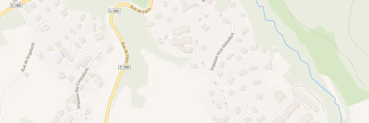 Plan du 1119 Rue du Creux du Loup à Gex