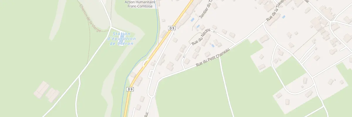 Plan du 121 Rue du Néclos à Cléron
