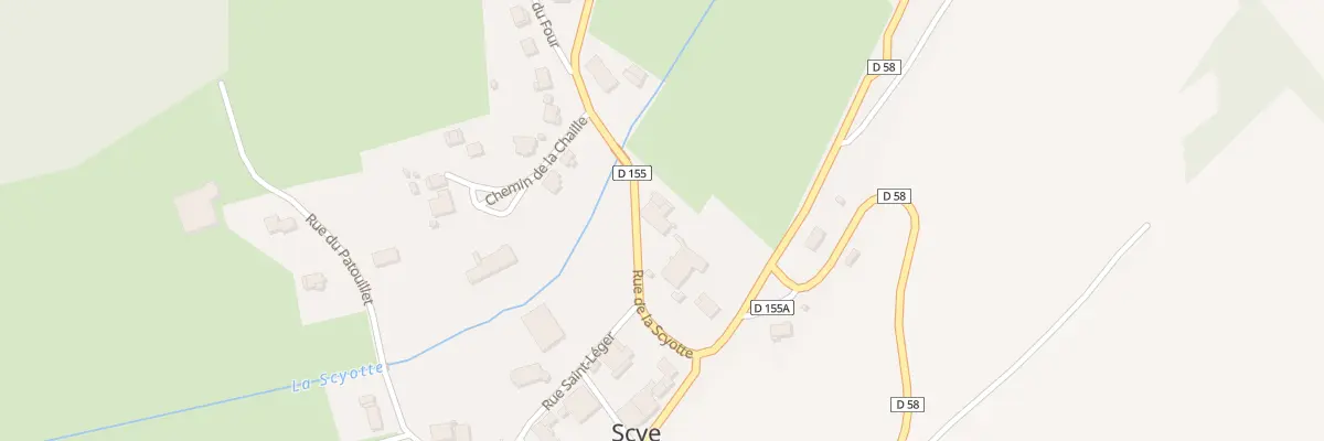 Plan du 6 Rue de la Scyotte à Scye