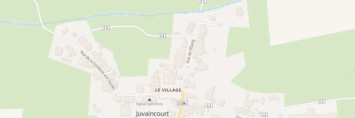 Plan du 83 Rue de l’Etang à Juvaincourt