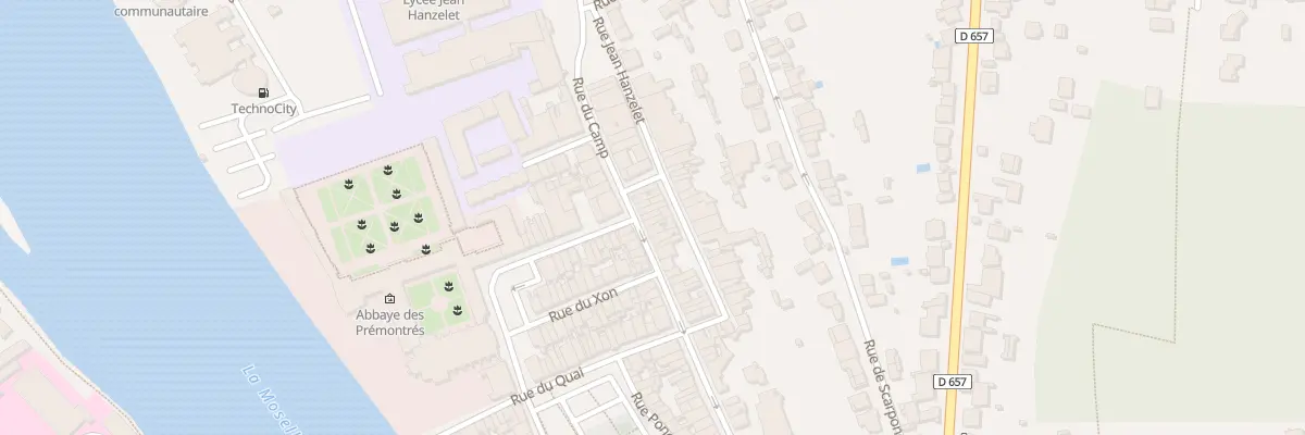 Plan du 68 Rue du Camp à Pont-à-Mousson