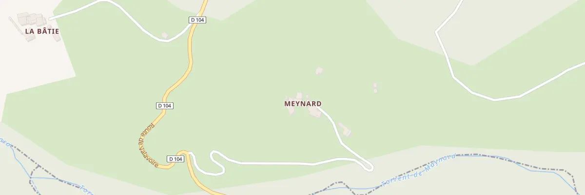 Plan du 7007 Maynard à Clamensane