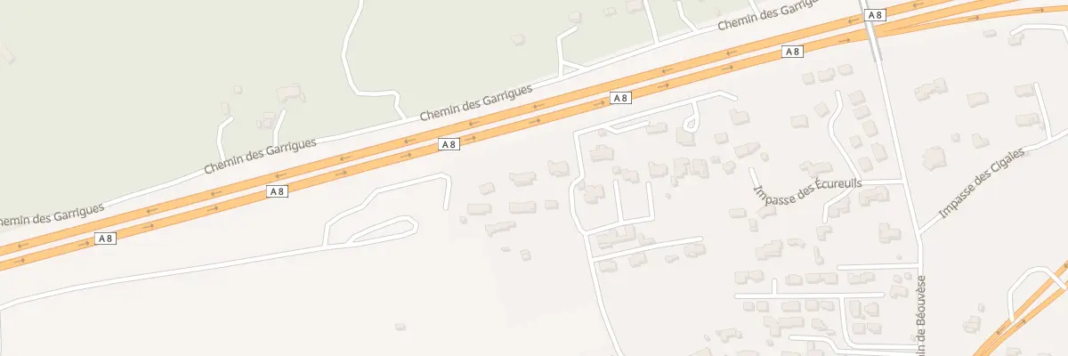 Plan du 453 Che de Saint Roch à Brignoles