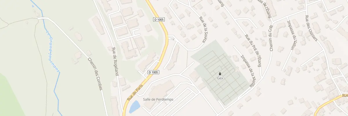 Plan du 64 Rue de la Source à Gex
