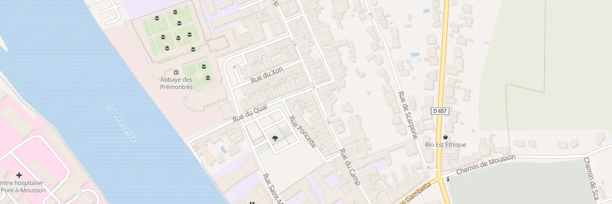 Plan du 57 Rue du Camp à Pont-à-Mousson