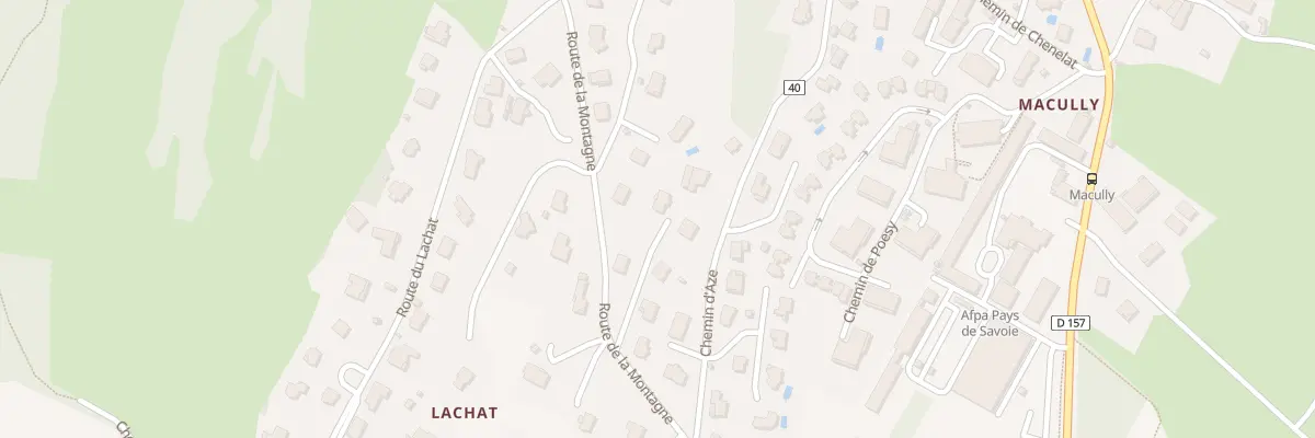 Plan du 576 Rte de la Montagne à Poisy
