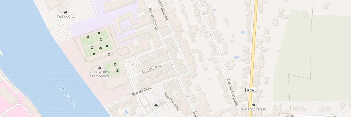 Plan du 58 Rue du Camp à Pont-à-Mousson