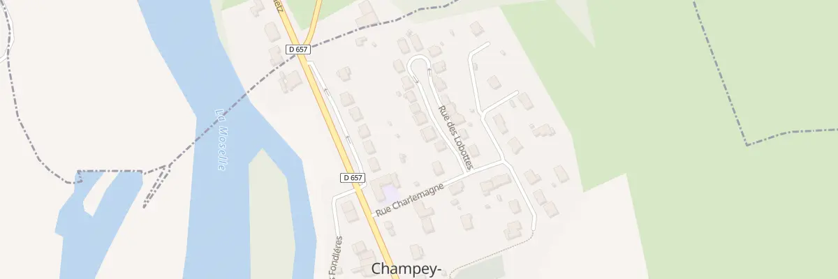 Plan du 16 Rue des Lobottes à Champey-sur-Moselle