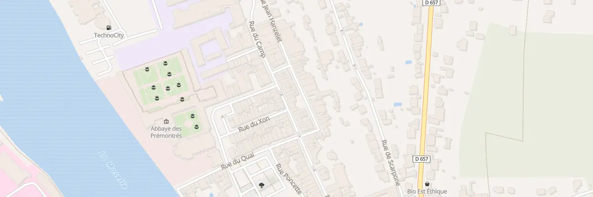 Plan du 58B Rue du Camp à Pont-à-Mousson