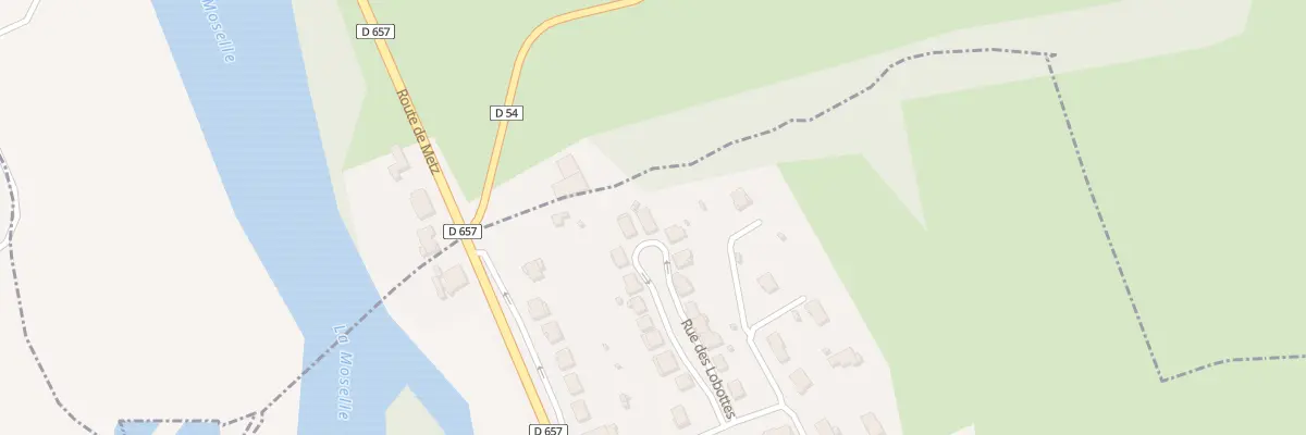 Plan du 9 Rue des Lobottes à Champey-sur-Moselle