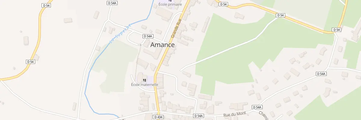 Plan du 24 Gr Grande Rue à Amance