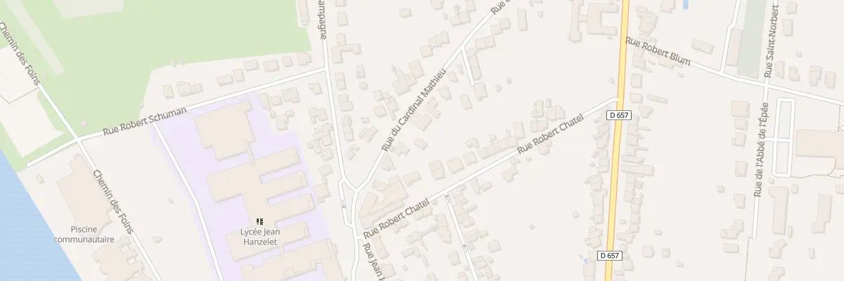 Plan du 8 Rue du Cardinal Mathieu à Pont-à-Mousson