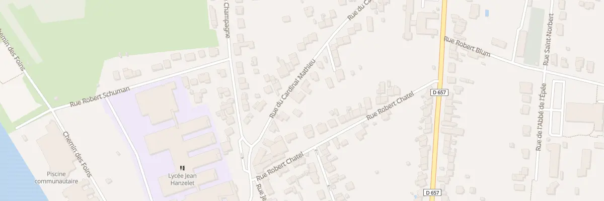 Plan du 10 Rue du Cardinal Mathieu à Pont-à-Mousson