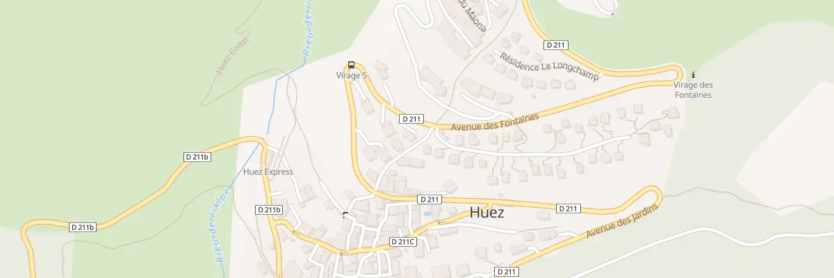 Plan du 71B Av des Fontaines à Huez
