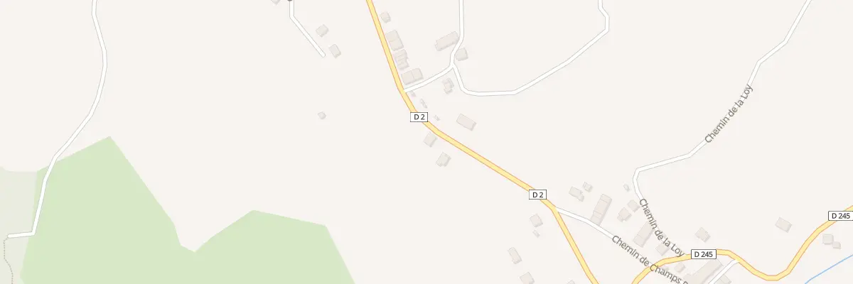 Plan du 1116 Rte d’Allonzier à Cercier