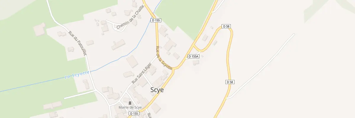 Plan du 2 Rue de la Scyotte à Scye