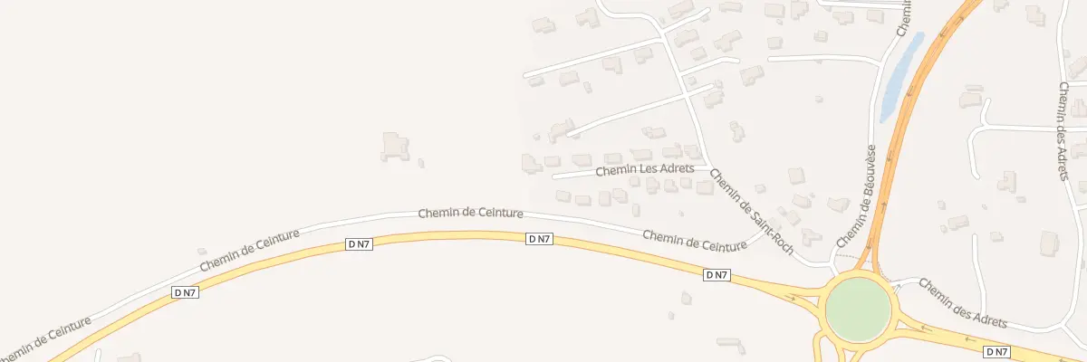Plan du 7 Che des Adrets à Brignoles