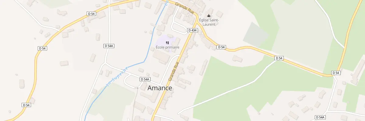 Plan du 38 Gr Grande Rue à Amance