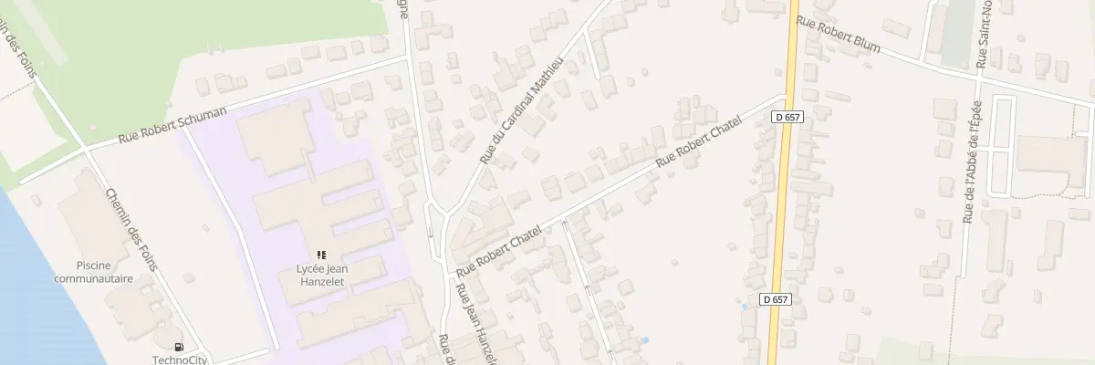 Plan du 7 Rue Robert Châtel à Pont-à-Mousson