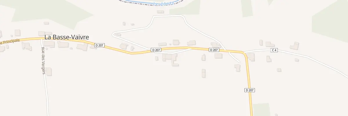 Plan du 7 Rue Principale à La Basse-Vaivre
