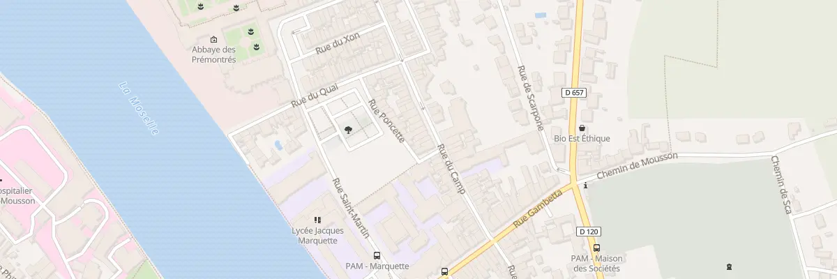 Plan du 35 Rue du Camp à Pont-à-Mousson