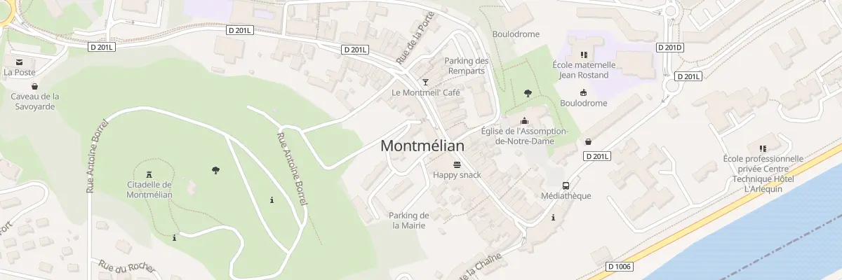 Plan du 94 Rue Antoine Borrel à Montmélian
