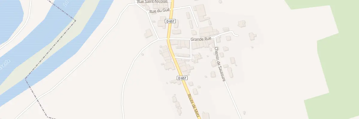 Plan du 29 Rte Departementale 657 à Champey-sur-Moselle